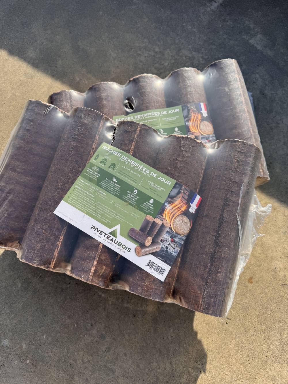 Bois densifié Hêtre